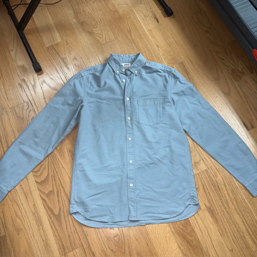 H&M Button Down Long Sleeve Shirt, New W/O Tags, Size S